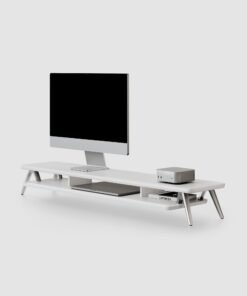 Raised Shelf Monitor Riser Stand