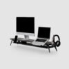 Wide Surface Desktop Monitor Riser