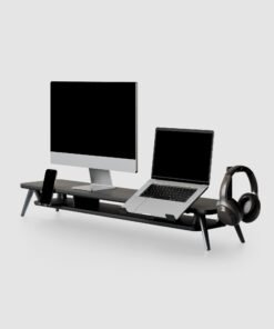 Wide Surface Desktop Monitor Riser