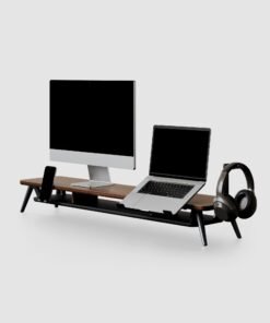 Low Profile Monitor Riser Shelf