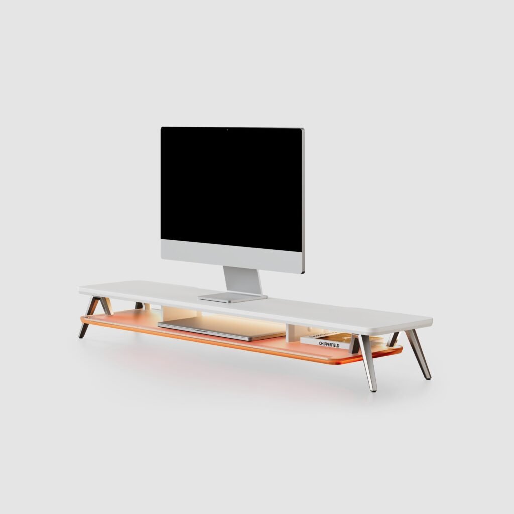 Flat Top Monitor Riser Shelf