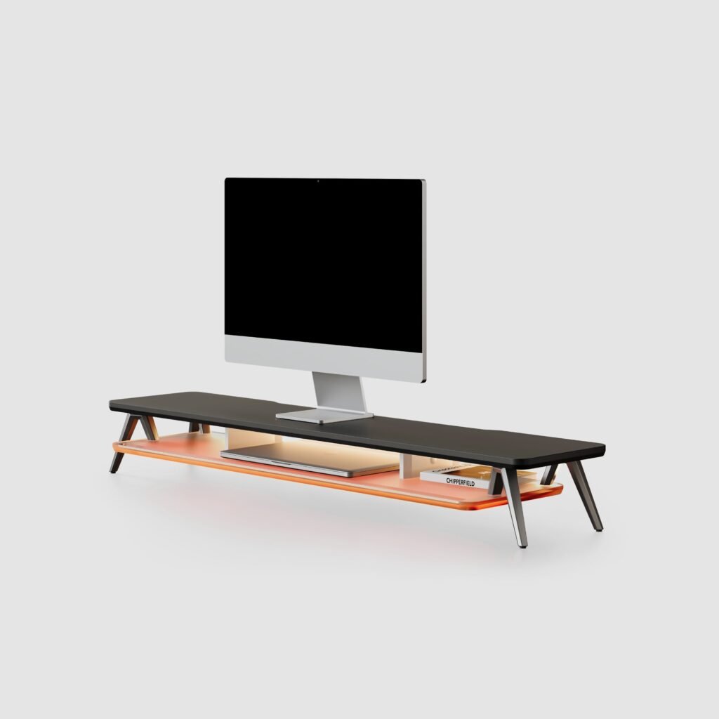 Raised Platform Monitor Riser Stand