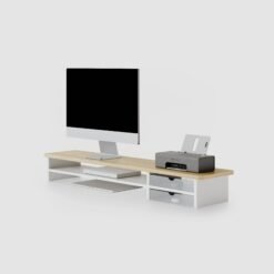 Wide Desktop Monitor Riser Shelf