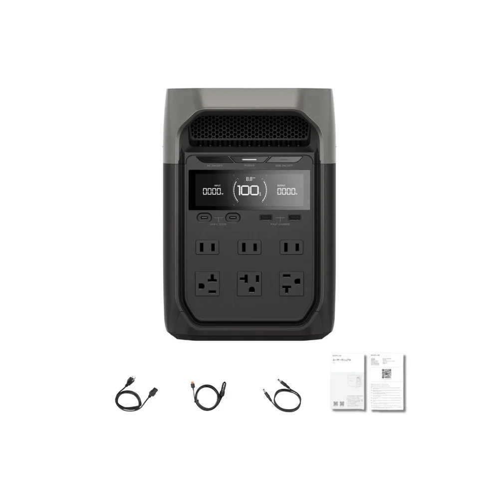 EcoFlow DELTA 3 Portable Power Stations.