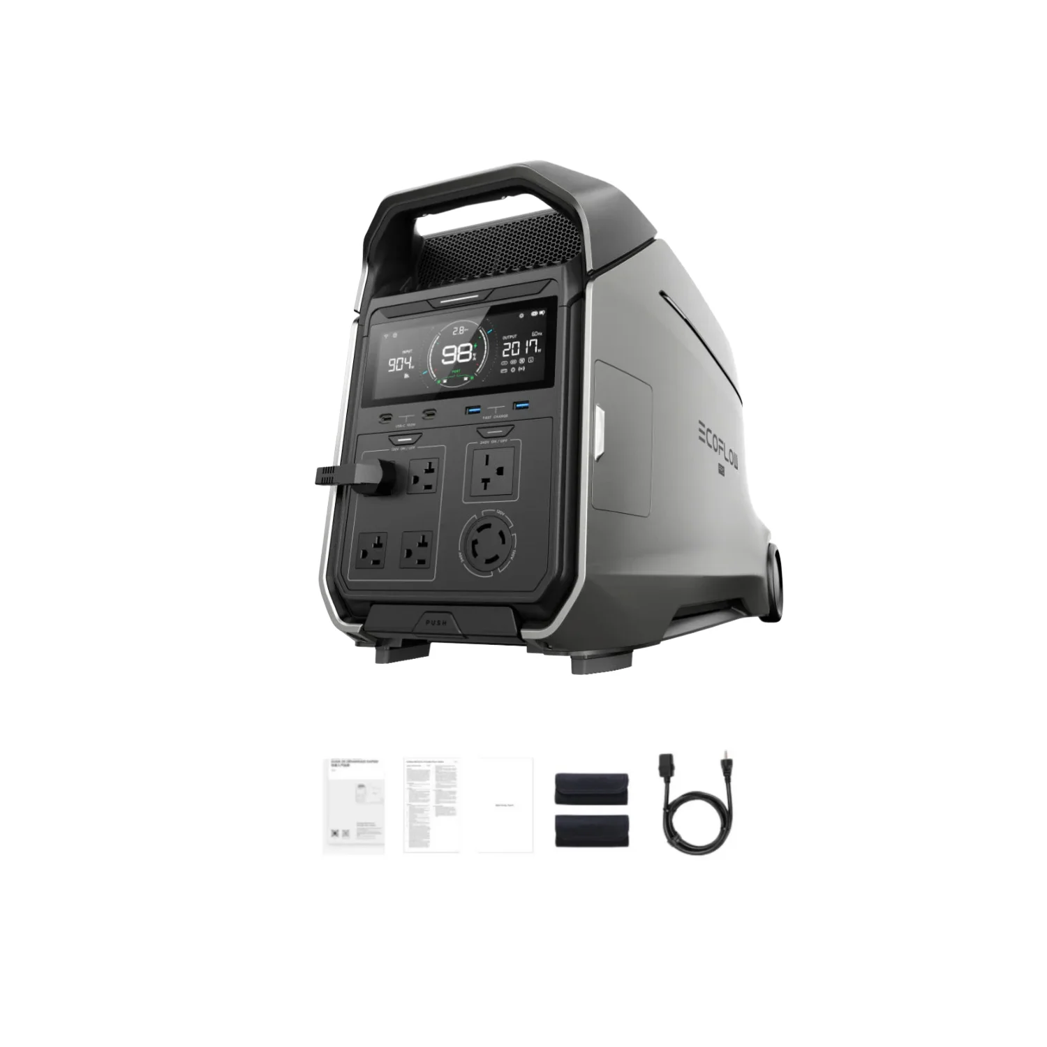 EcoFlow DELTA Pro 3 Portable Power Stations | 4096Wh | 4000W | 2600W Solar Inputs