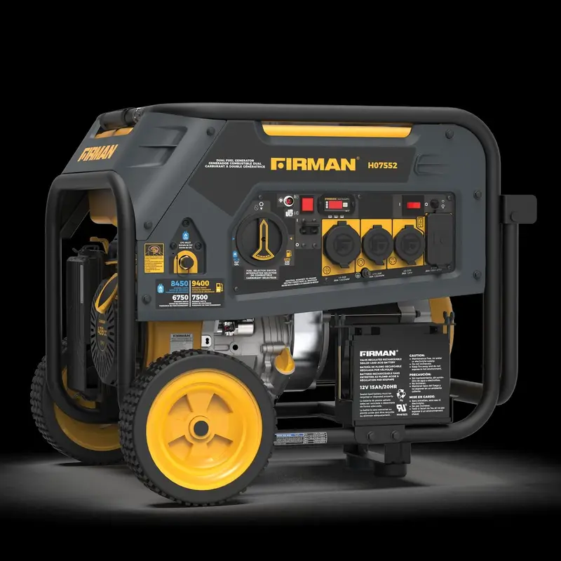 Firman H07552 9400W Dual Fuel Generators.