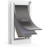 Baboni Pet Door for Wall,3-Flap,Steel Frame and Telescoping Tunnel, Aluminum Lock, Double Flap Dog Door and Cat Door, Strong and Durable (Pets Up to 100 Lb) -Large - Image 2