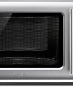 Breville BMO650SIL Compact Wave Soft Close Countertop Microwave Oven, Silver