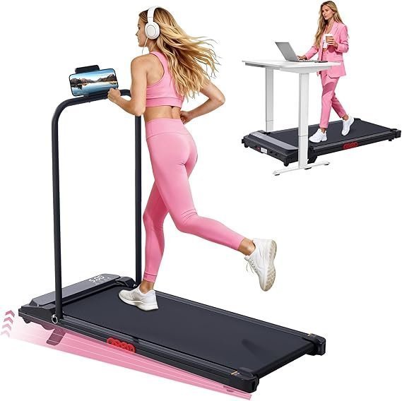 Walking Pad with Incline, 2026 Upgrade Electric Small Walking Pad with Handle Bar, 3.0HP Protable Walking Pad Treadmill with Handles and Incine for Home Small, 0.6-7.6MPH, 350LBS
