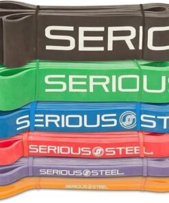 Serious Steel 41″ Assisted Pull-up Band, Heavy Duty Resistance Band Sets, Stretching, Powerlifting, Resistance Training and Pull Up Assistance Bands