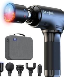 BOB AND BRAD T2 Pro Massage Gun with Heat and Cold, Deep Tissue Percussion Massager Gun for Pain Relief, Muscle Massager, HSA Electric Back Massagers for Professional Athletes FSA Eligible