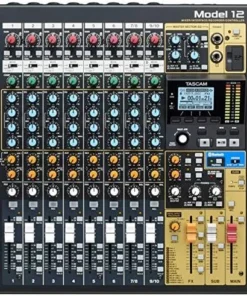 Tascam Model 12 All-in-One 12-track Digital Multitrack Mixings and Recording Studio, Mixer, USB Audio Interface and DAW Controllers