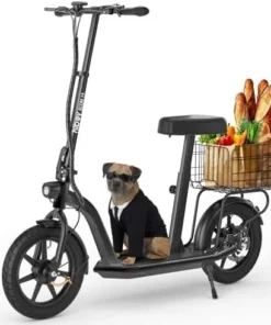 Hiboy MAX Pro Electric Scooter, 46.6 Mi Long Range, 22 MPH Power by 650W MAX Motor, 11” Pneumatic Tires, Split Hub Design, Dual Suspensions, 265lbs MAX Load, Commuting Electric Scooters for Adults